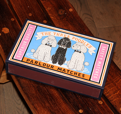 The Three Poodles Giant Matchbox