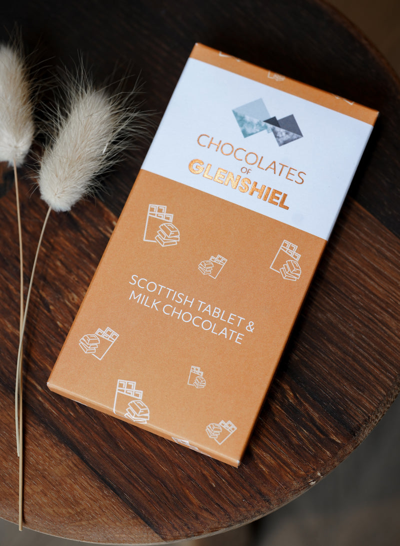 Scottish Tablet - Milk Chocolate Bar