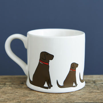 Chocolate Labrador Dog Mug
