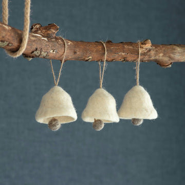 Set of 3 Southwold Bells in Warm White