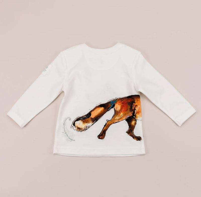 Dexter Fox Print Long Sleeve T-Shirt