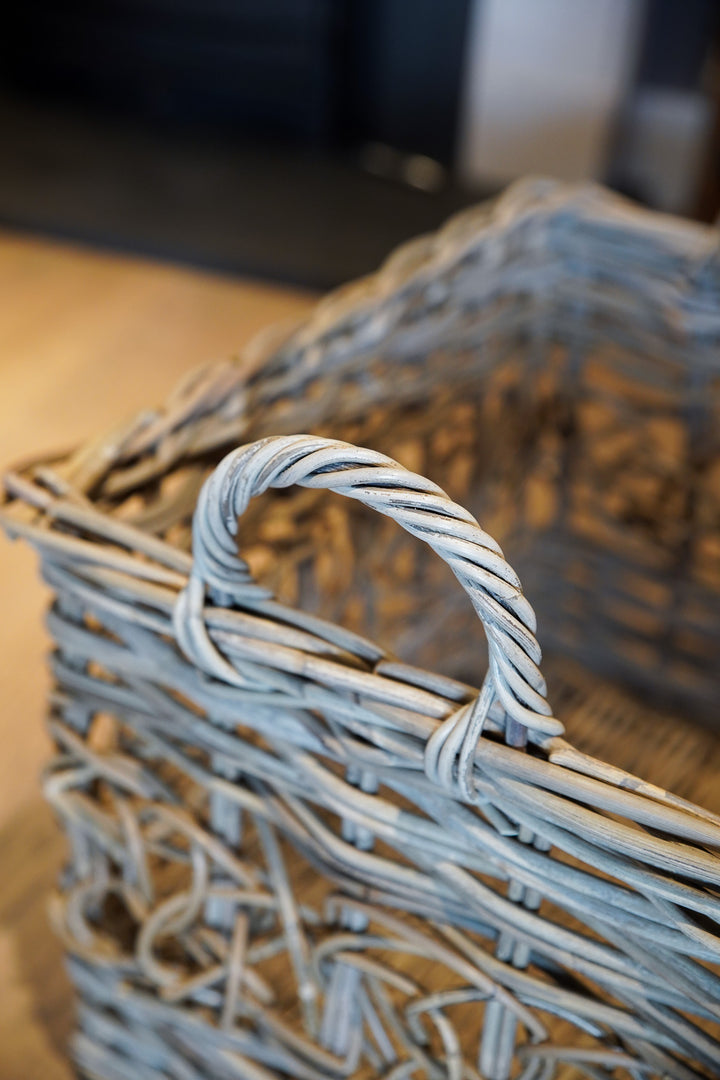 Rectangular Basket with Ear Handles