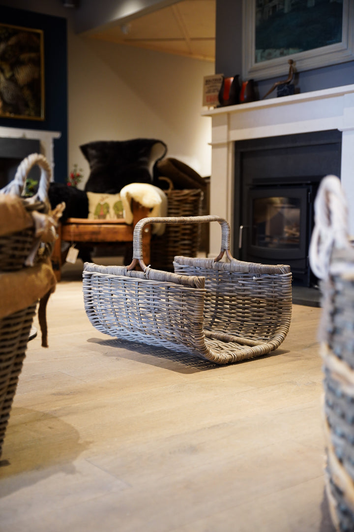 Log Holder With Hoop Handle