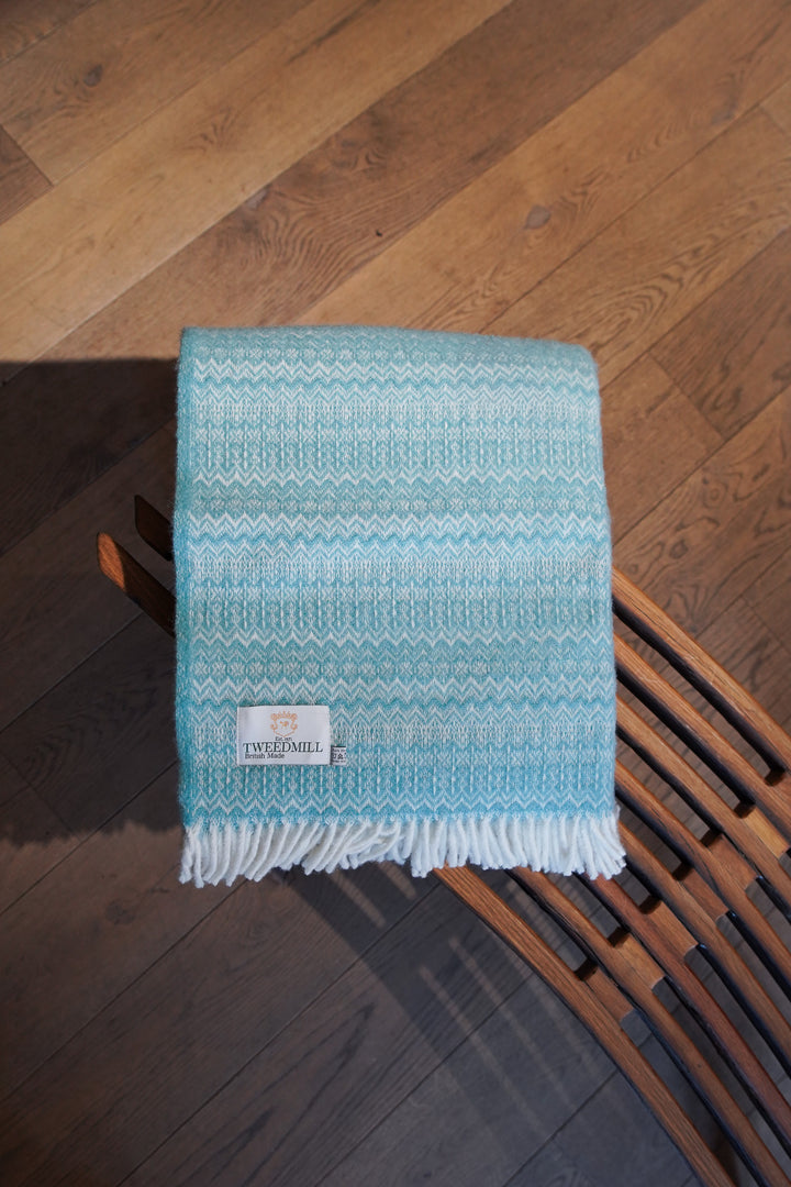 Fair Isle Pure New Wool Blanket