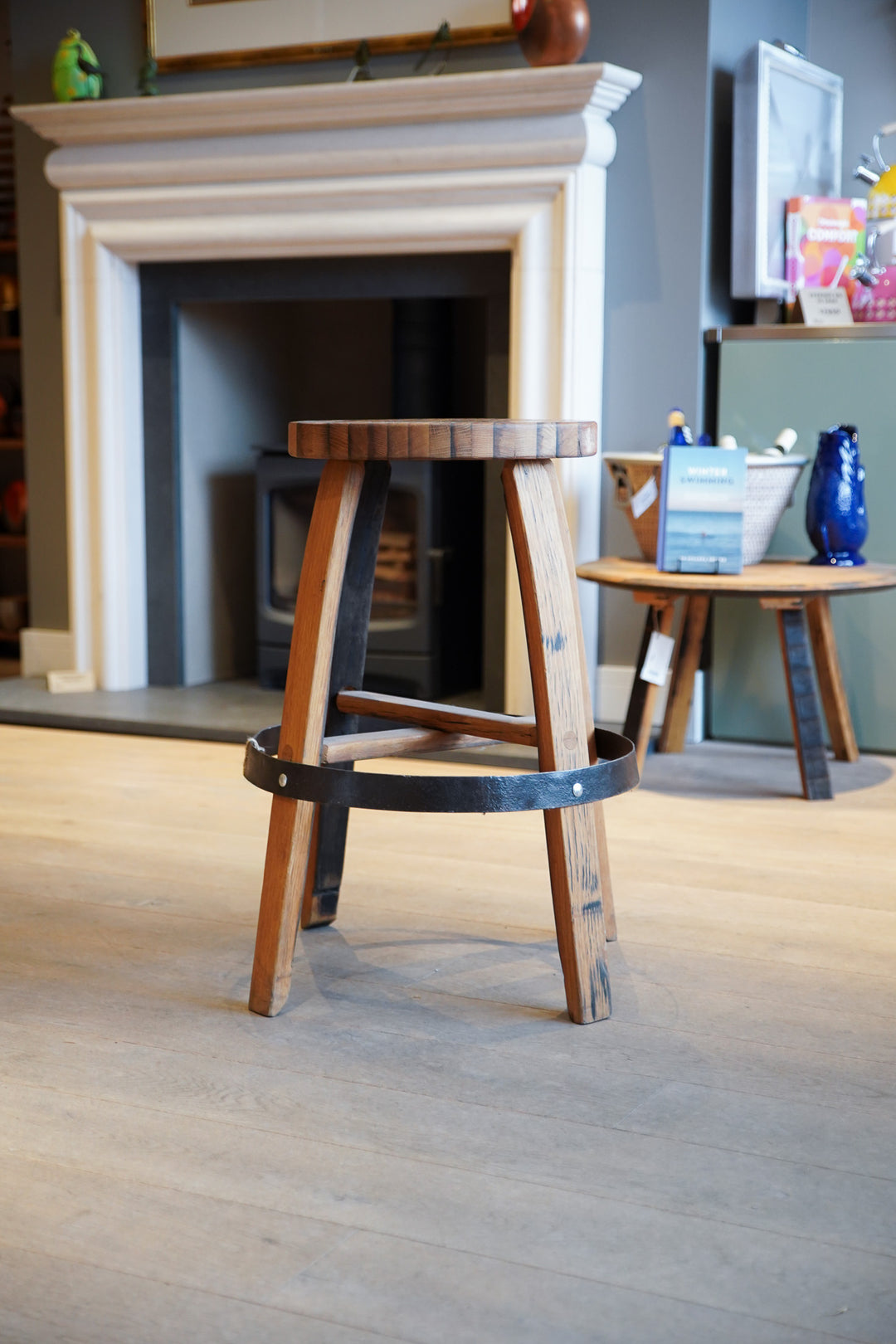 Bar Stool - Oak Seat