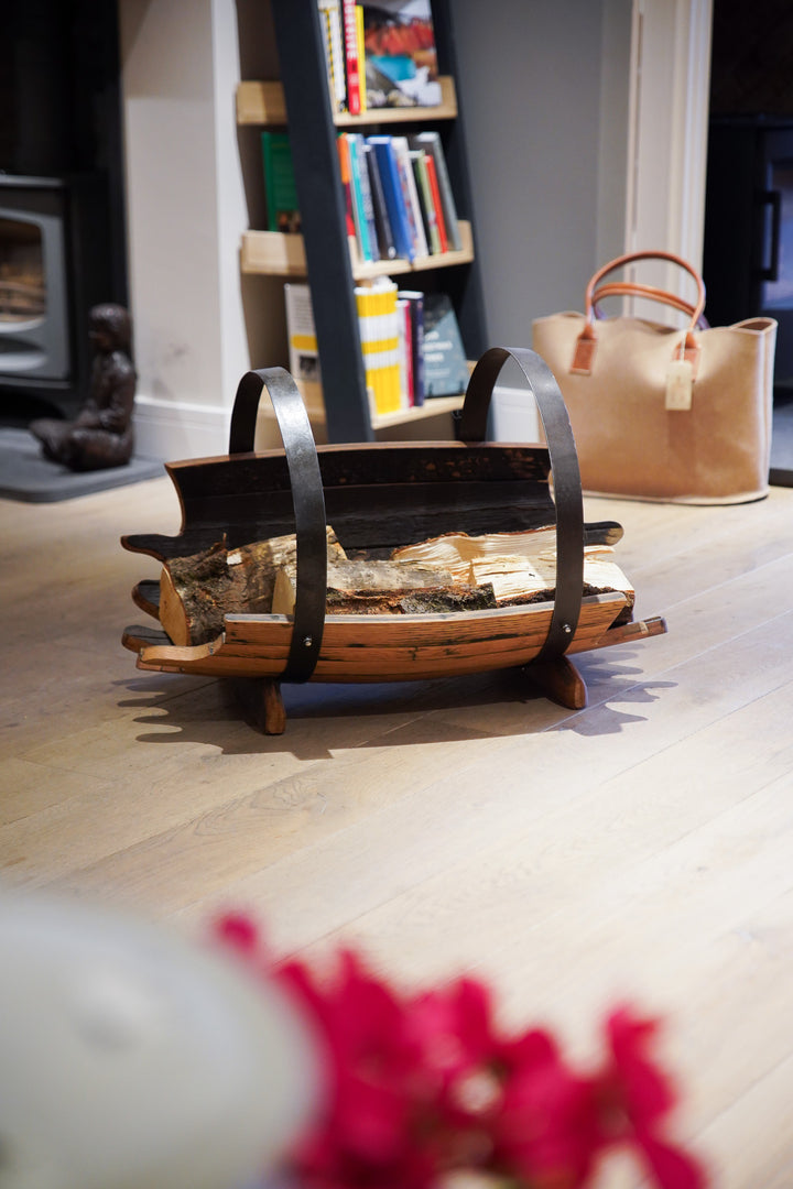 Double Hoop Log Holder