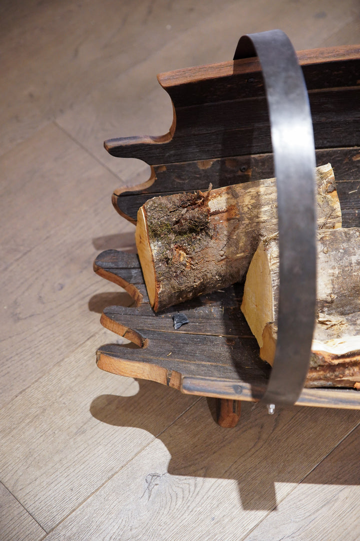 Double Hoop Log Holder
