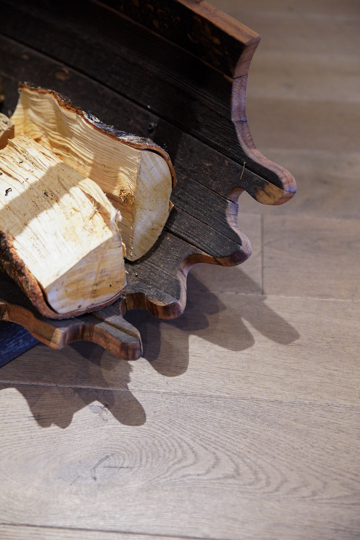 Double Hoop Log Holder
