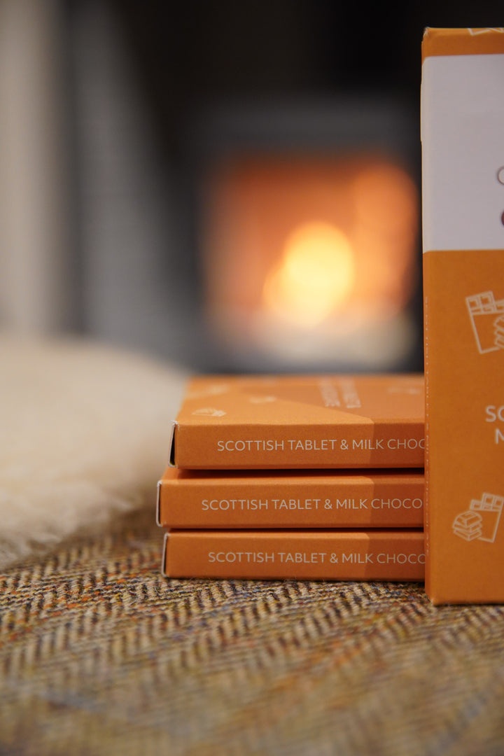 Scottish Tablet - Milk Chocolate Bar