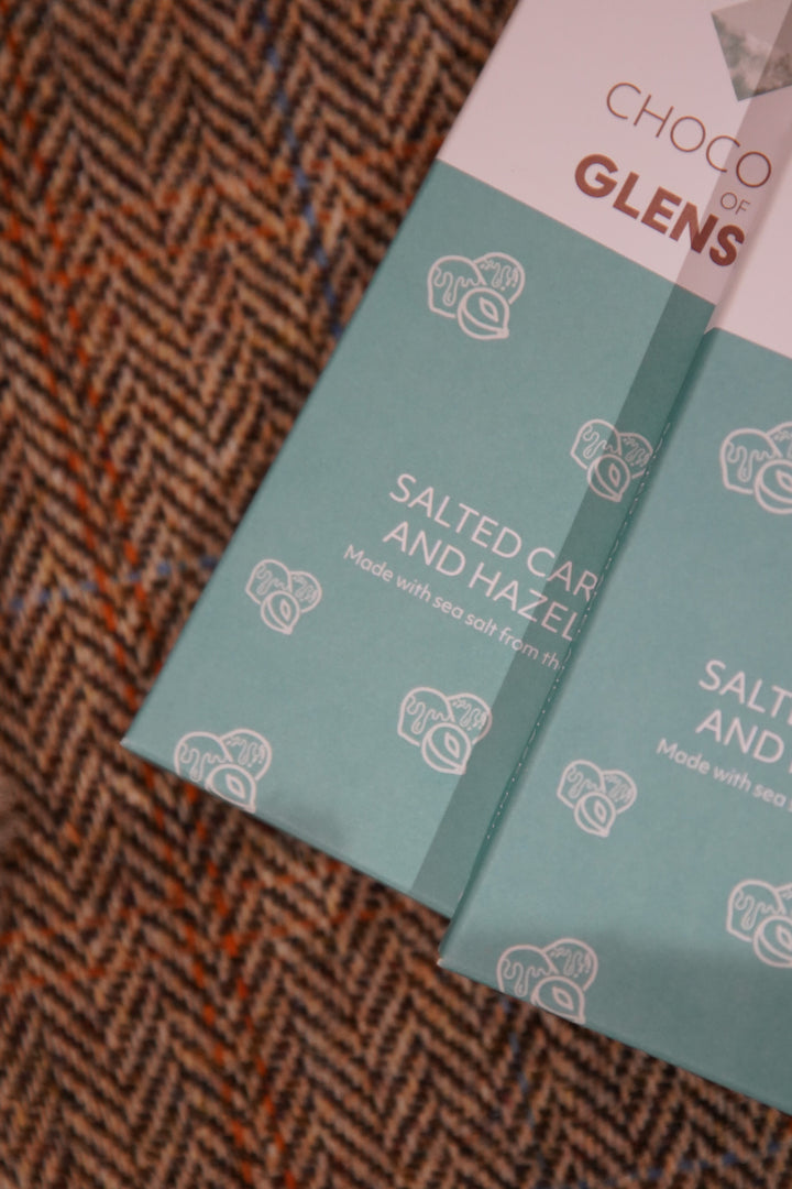 Salted Caramel & Hazelnut - Milk Chocolate Bar