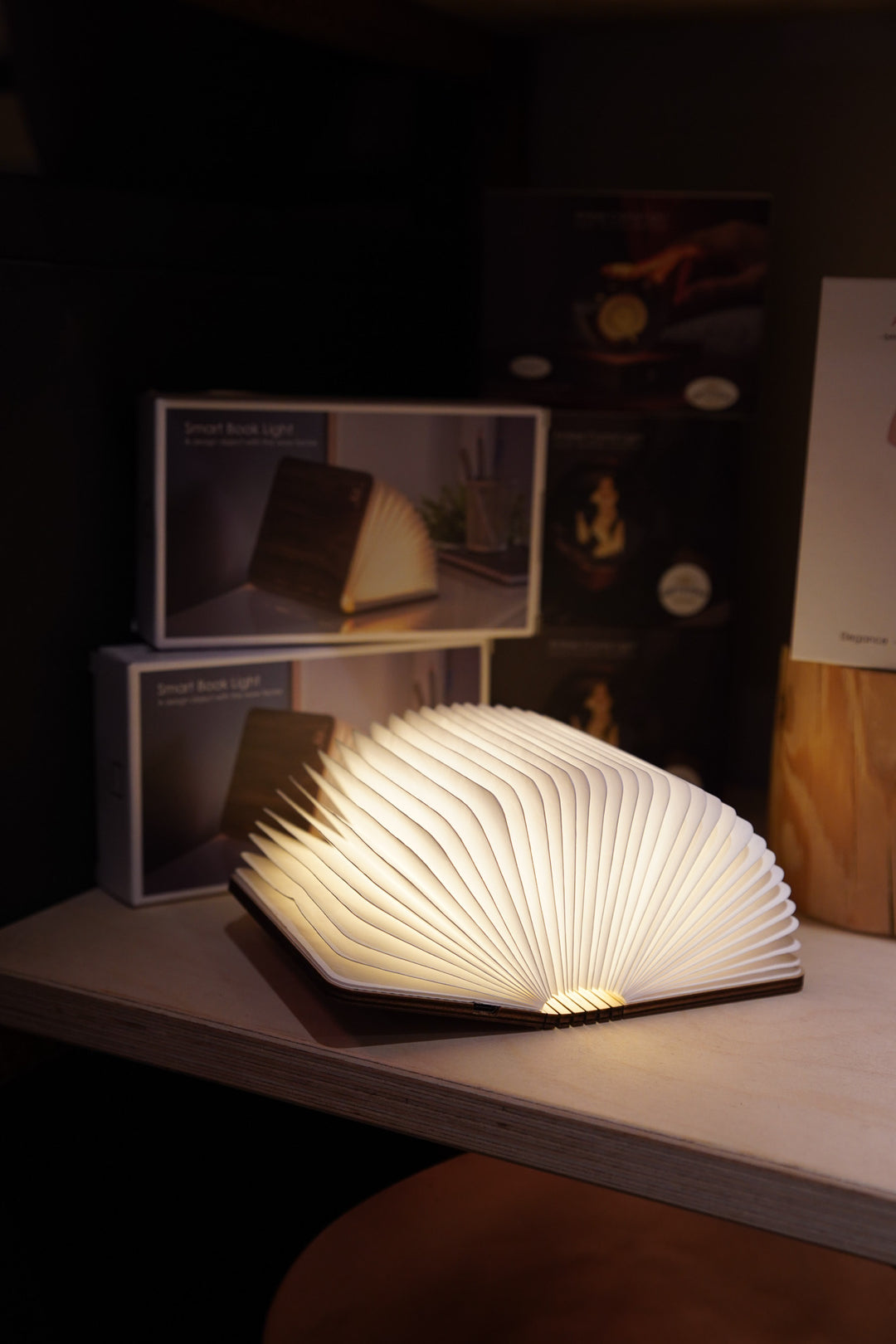 Walnut Smart Booklight - Mini