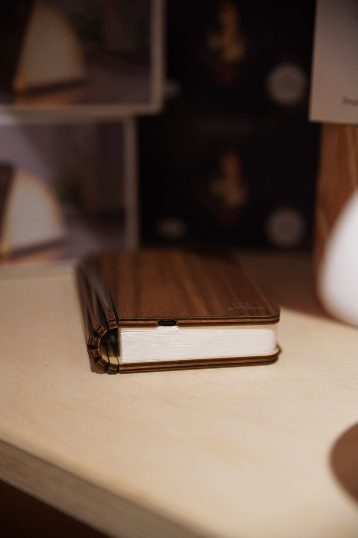 Walnut Smart Booklight - Mini