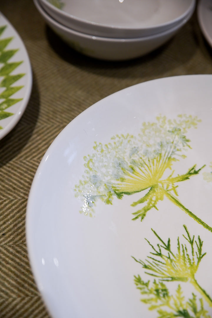 XL Serving Bowl - Cow Parsley