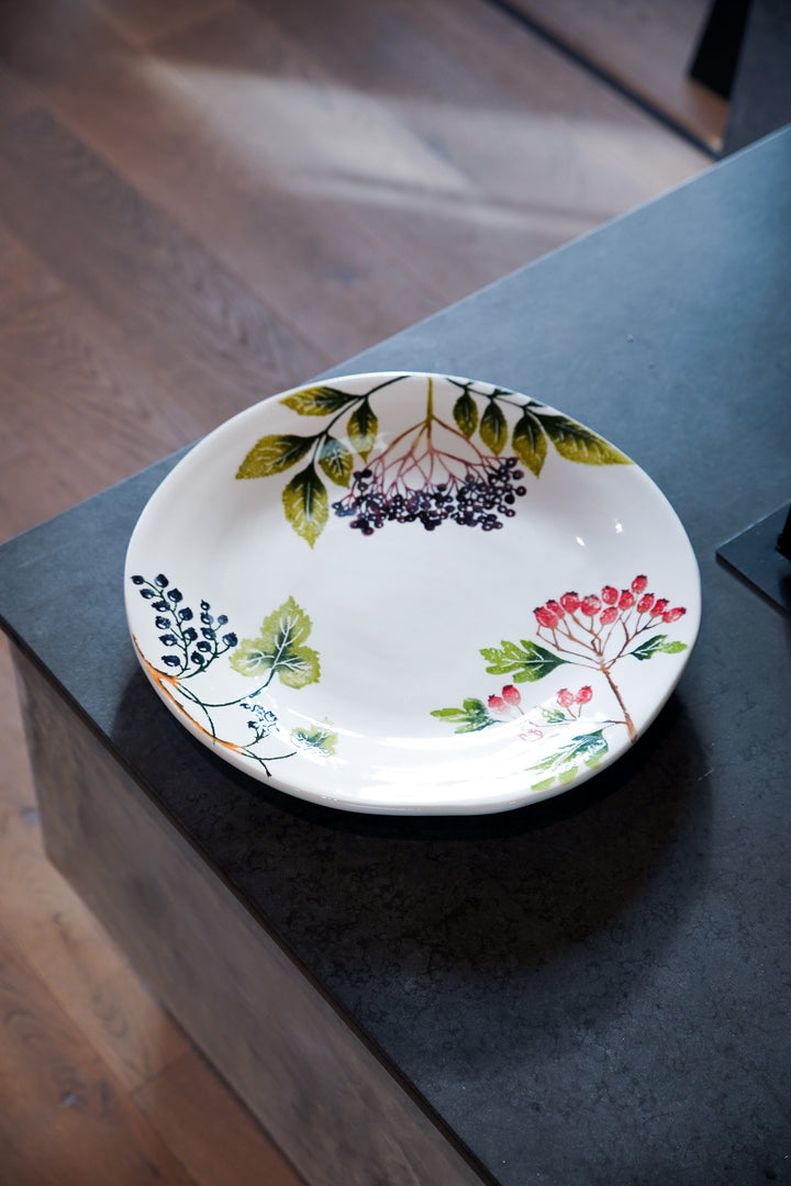 Irregular Round Platter - Mixed Berries