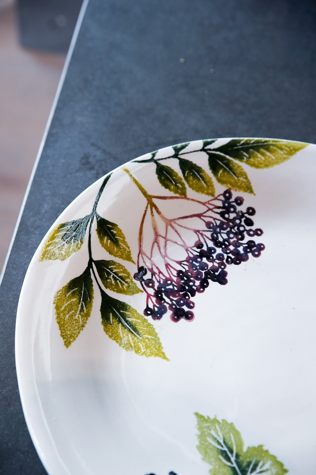 Irregular Round Platter - Mixed Berries