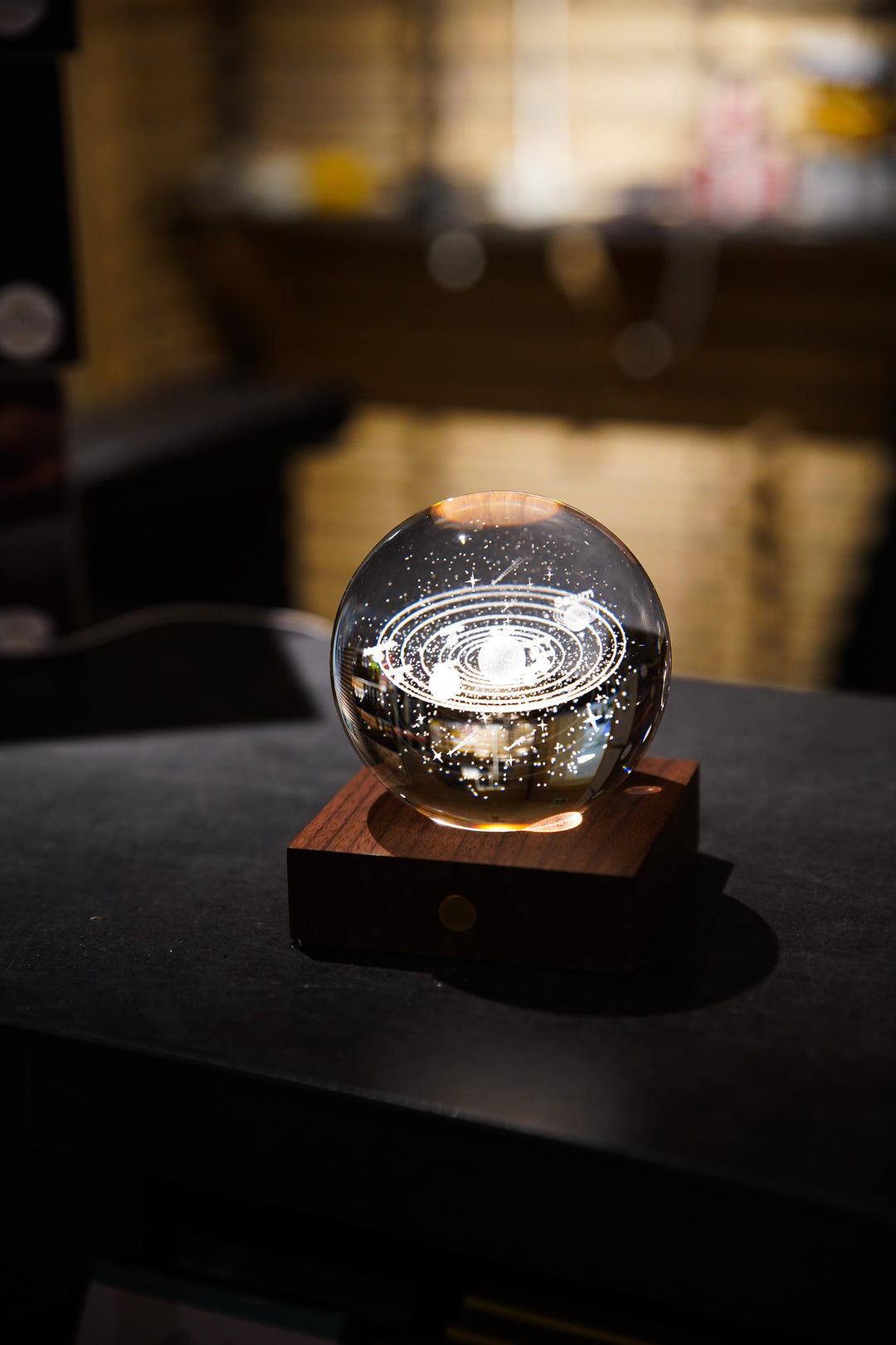 Amber Crystal Light Solar System