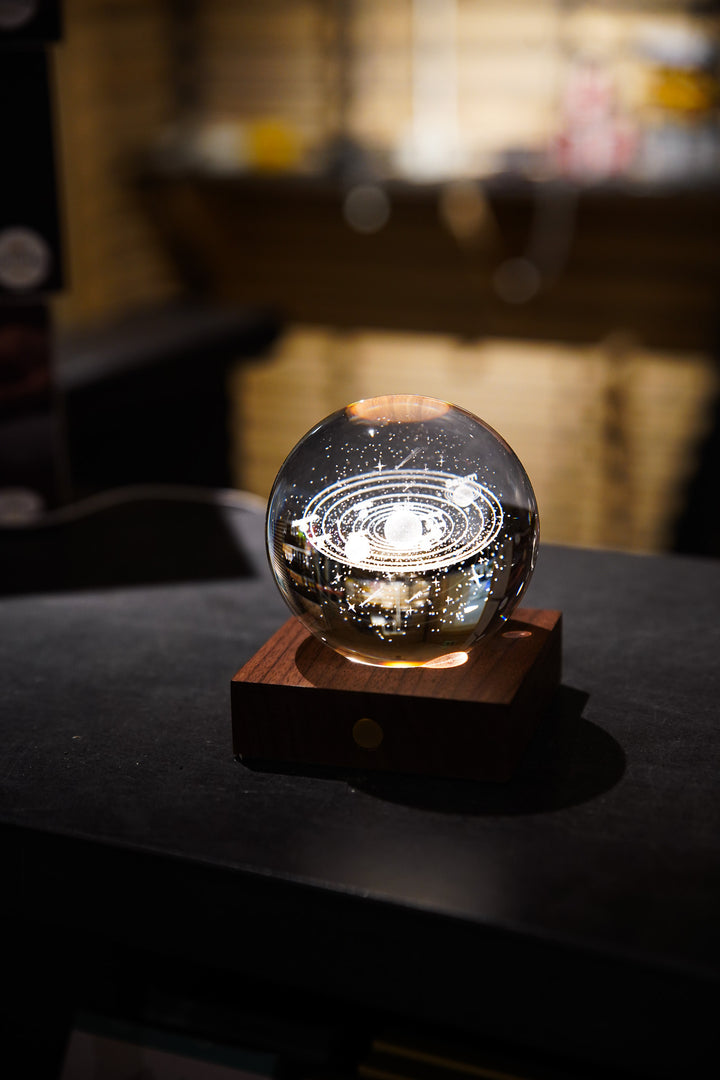 Amber Crystal Light Solar System