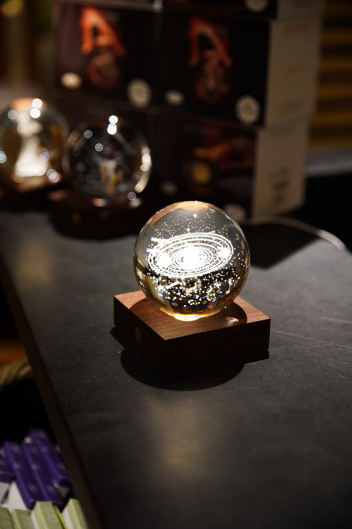 Amber Crystal Light Solar System