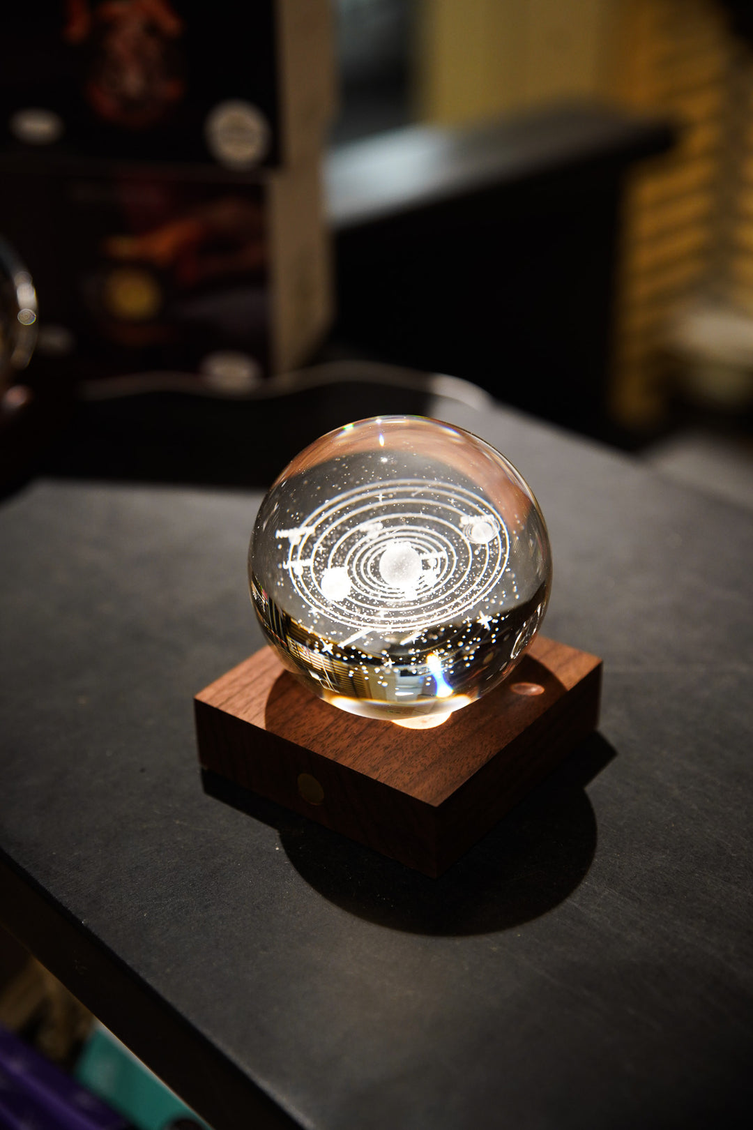 Amber Crystal Light Solar System