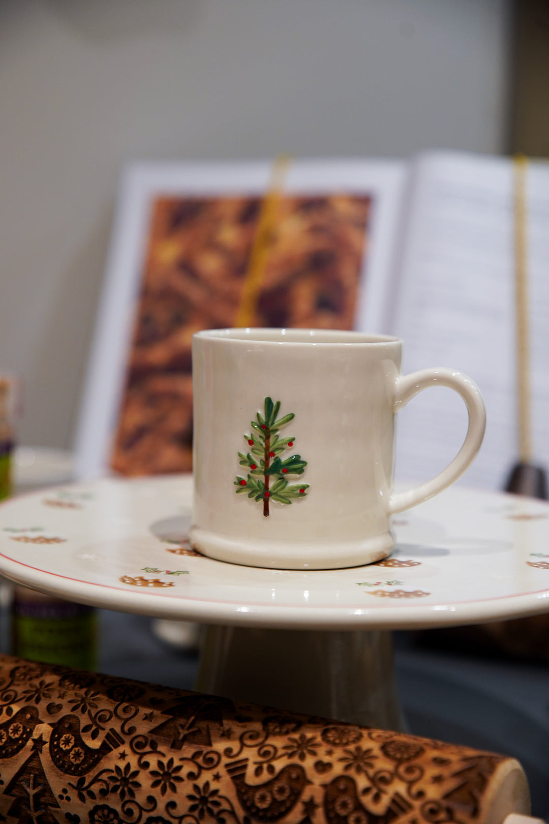 Xmas Tree Stoneware Mini Mug