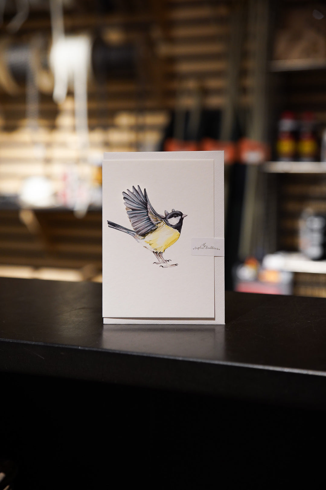 Blue Tit Pop Out Bird Watercolour Greetings Card