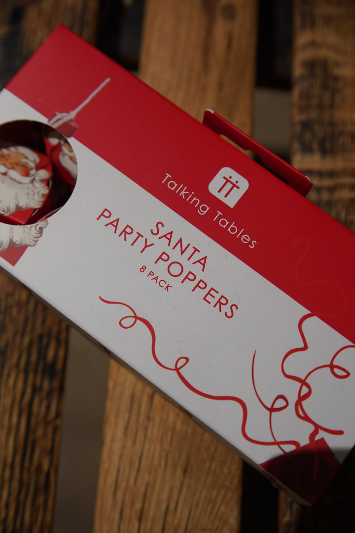 Santa Christmas Party Poppers