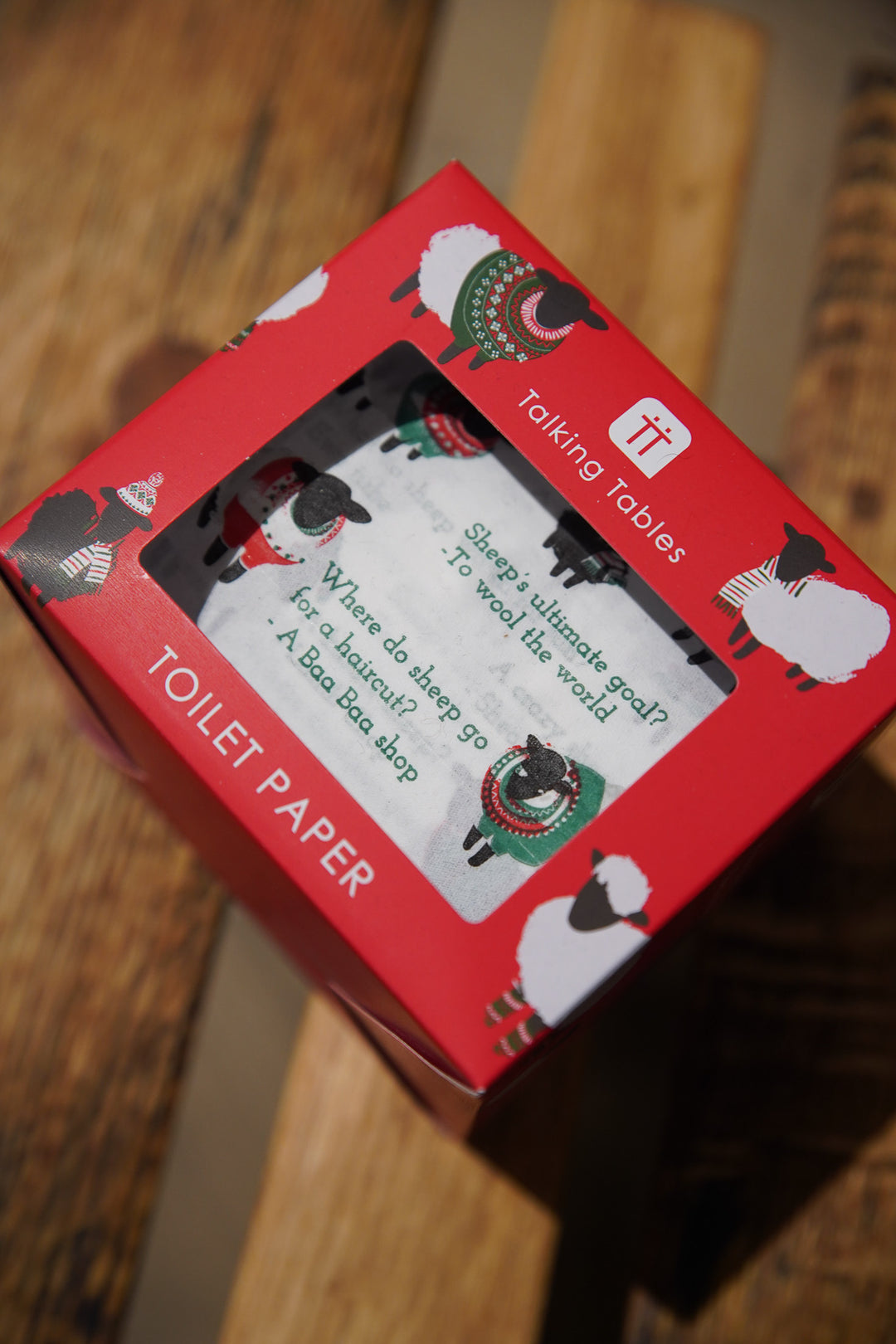 Sheep Christmas Toilet Roll