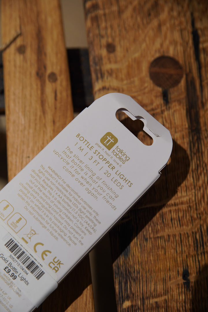Gold Bottle Lights