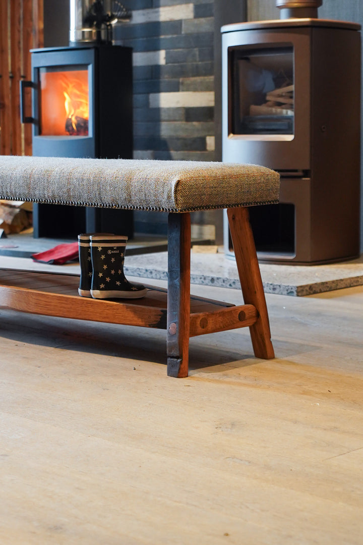 Darach - Tweed Bench - Tun - Boot Shelf