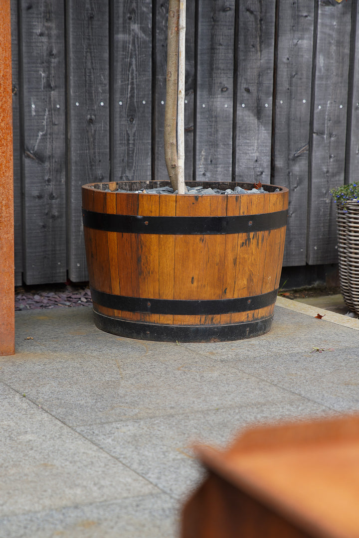 Darach - Half Barrel Planter
