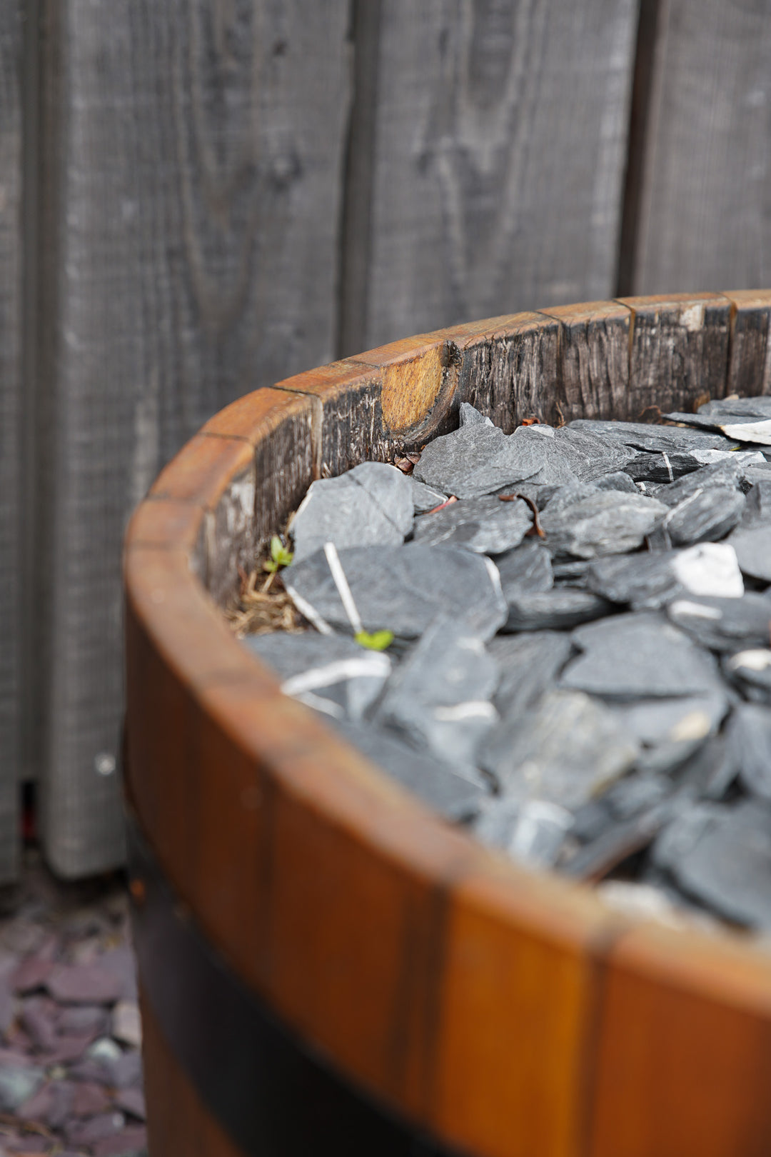 Darach - Half Barrel Planter