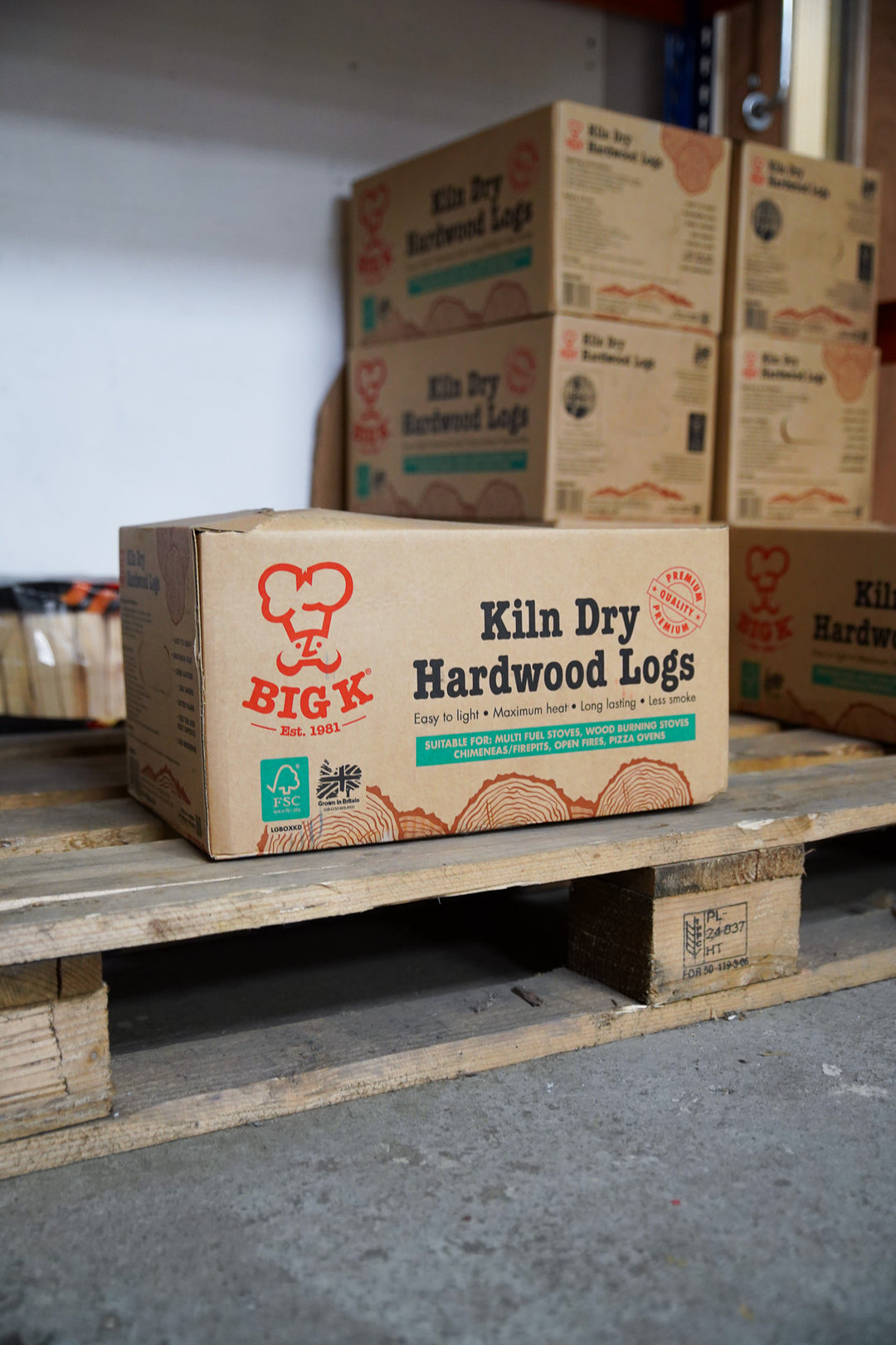 Logs in Box (kiln dried hardwood)