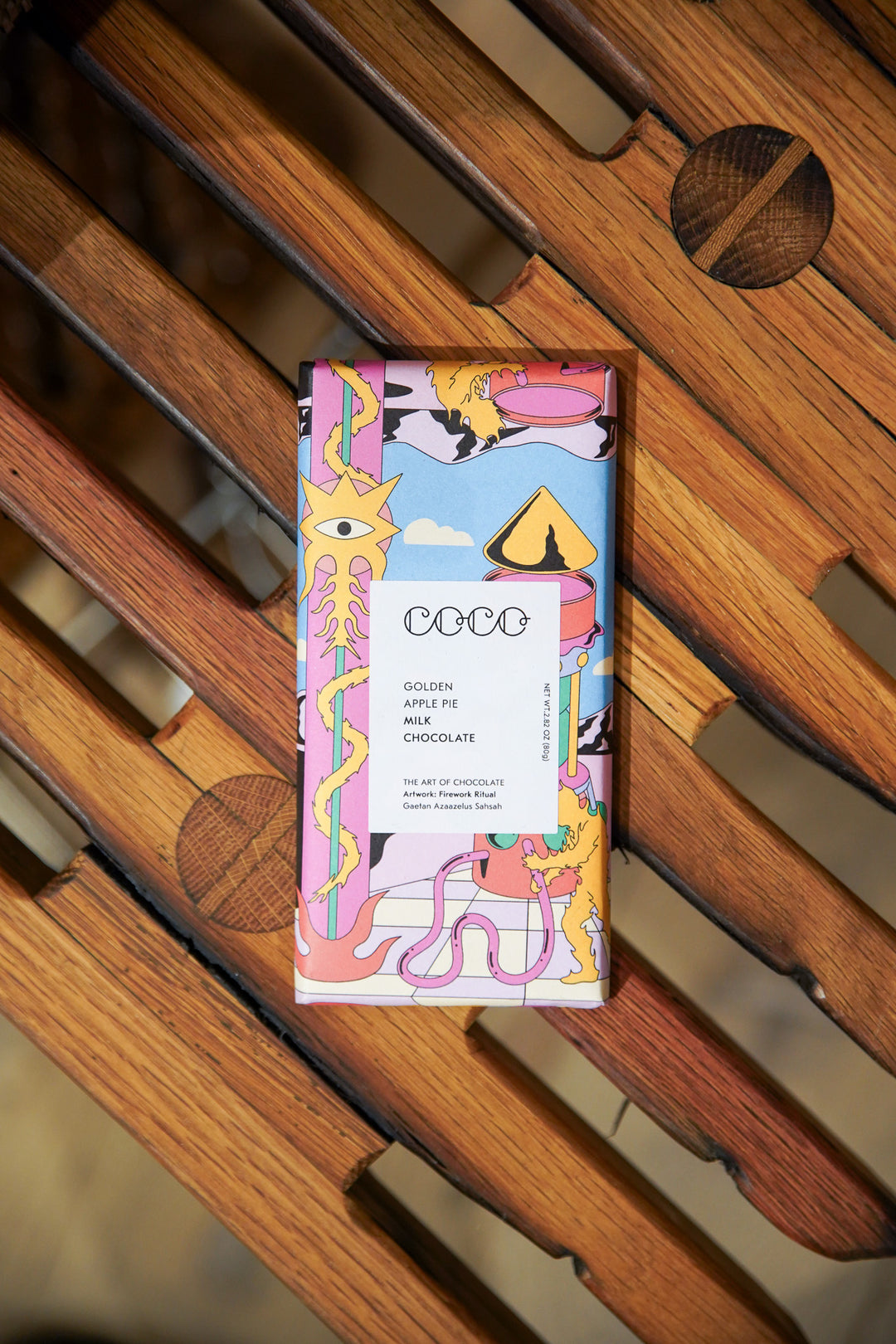 Golden Apple Pie Milk Chocolate Bar