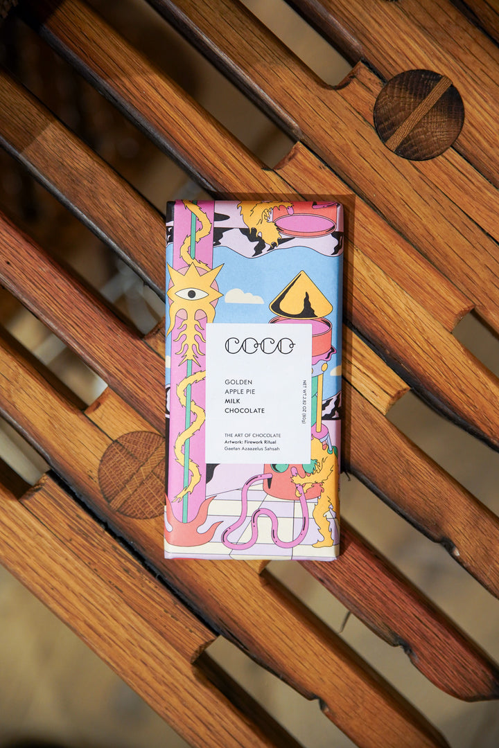 Golden Apple Pie Milk Chocolate Bar