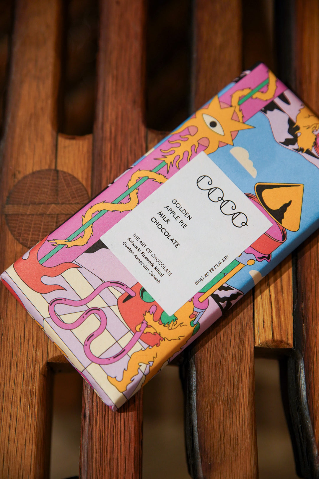 Golden Apple Pie Milk Chocolate Bar