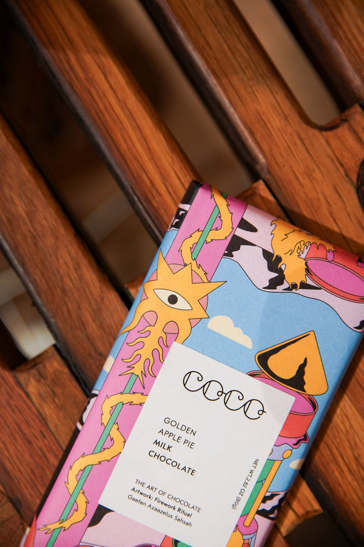 Golden Apple Pie Milk Chocolate Bar