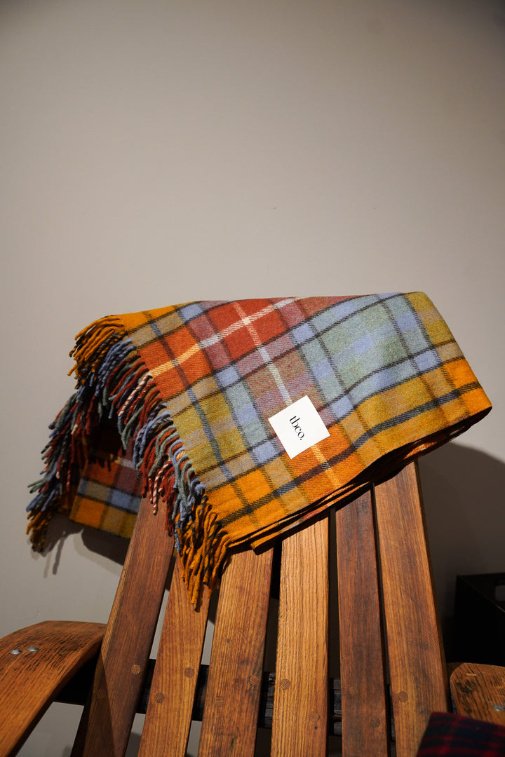 Recycled Wool Blanket in Buchanan Antique Tartan