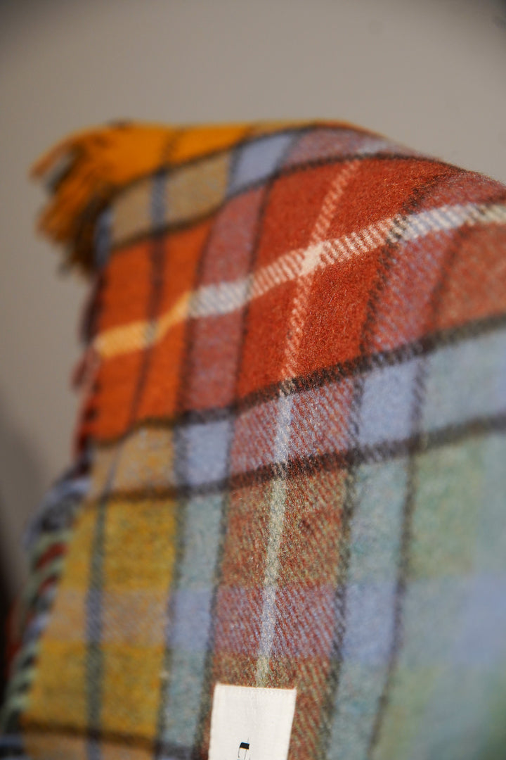 Recycled Wool Blanket in Buchanan Antique Tartan