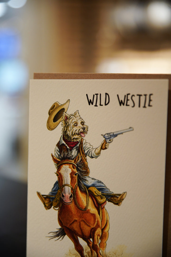 Wild Westie Card