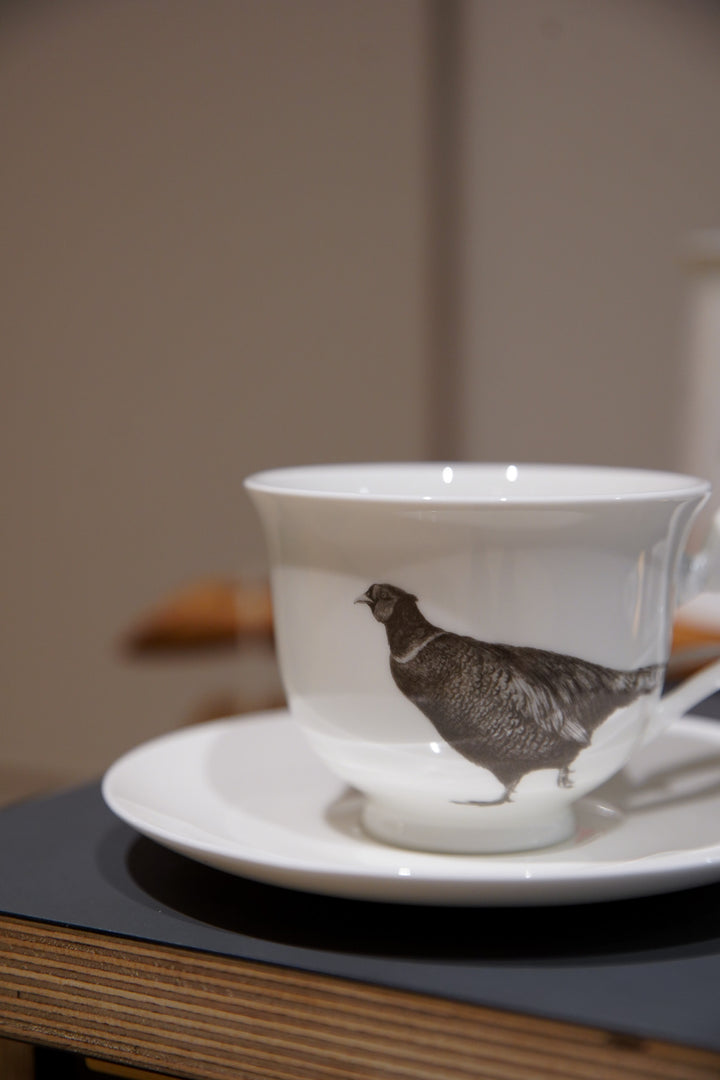 Fine Bone China Teacup & Saucer