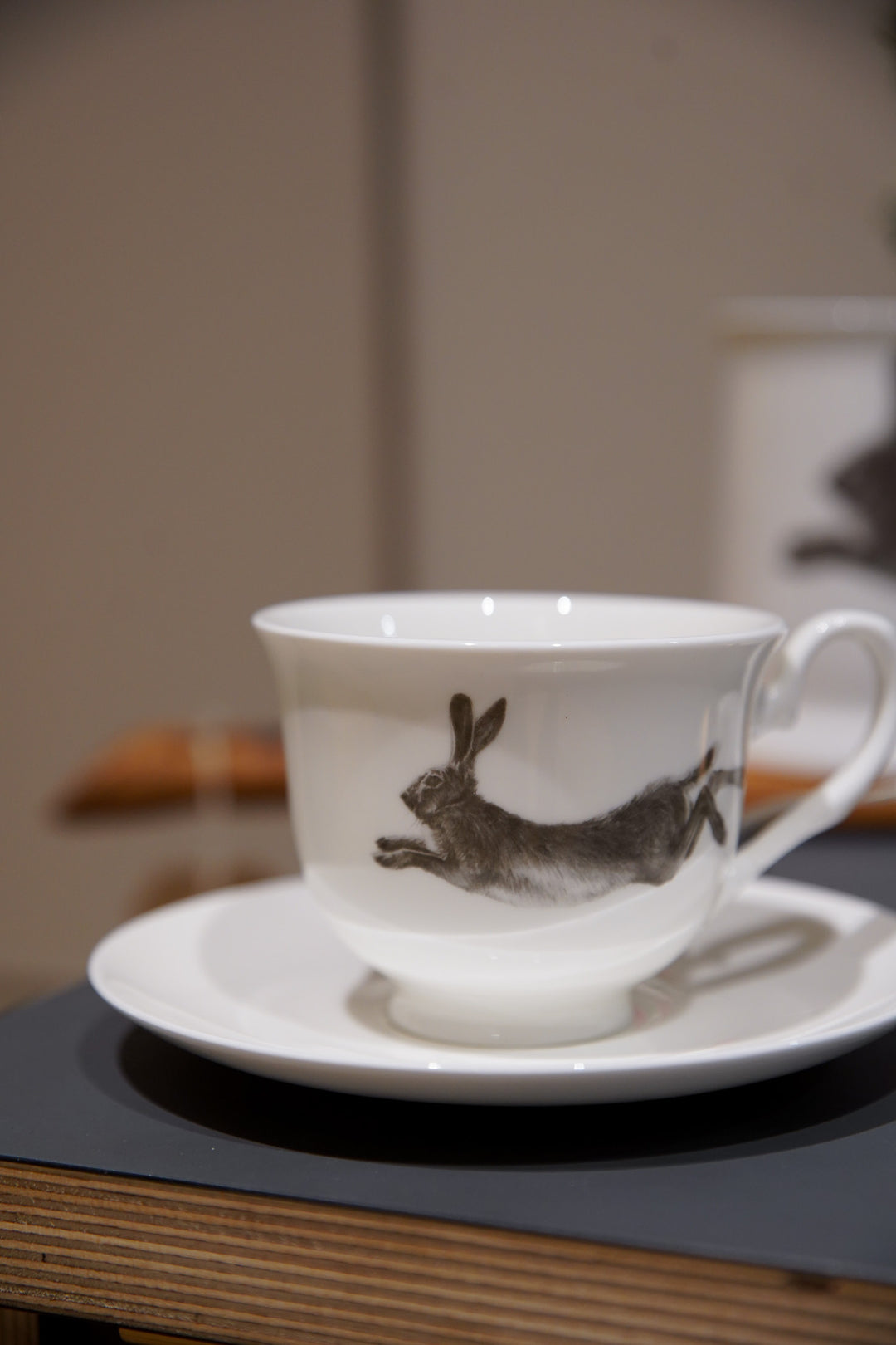 Fine Bone China Teacup & Saucer