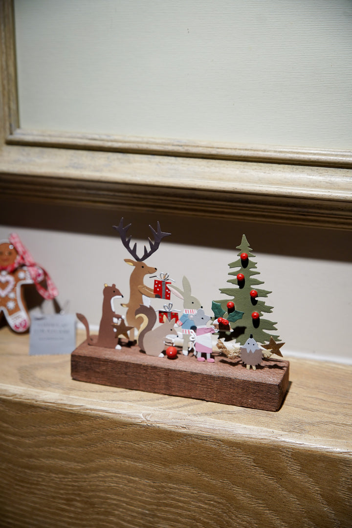 Woodland Xmas Party Block