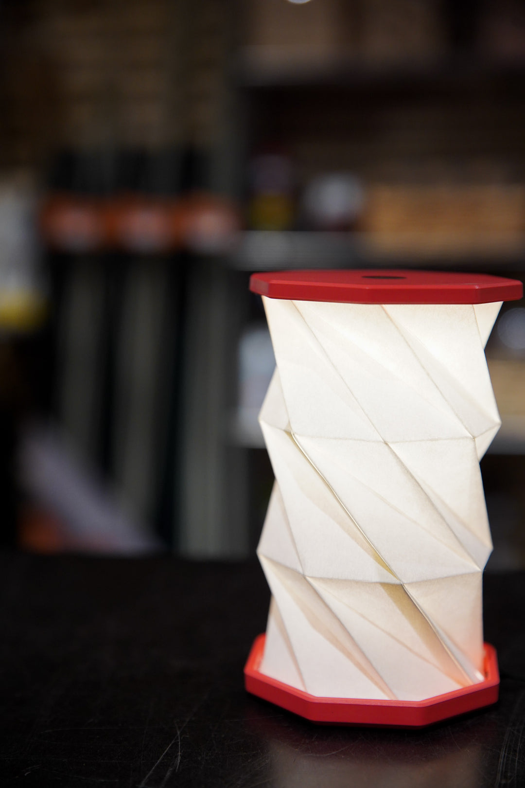 Mini Twist Hexagon Lamp