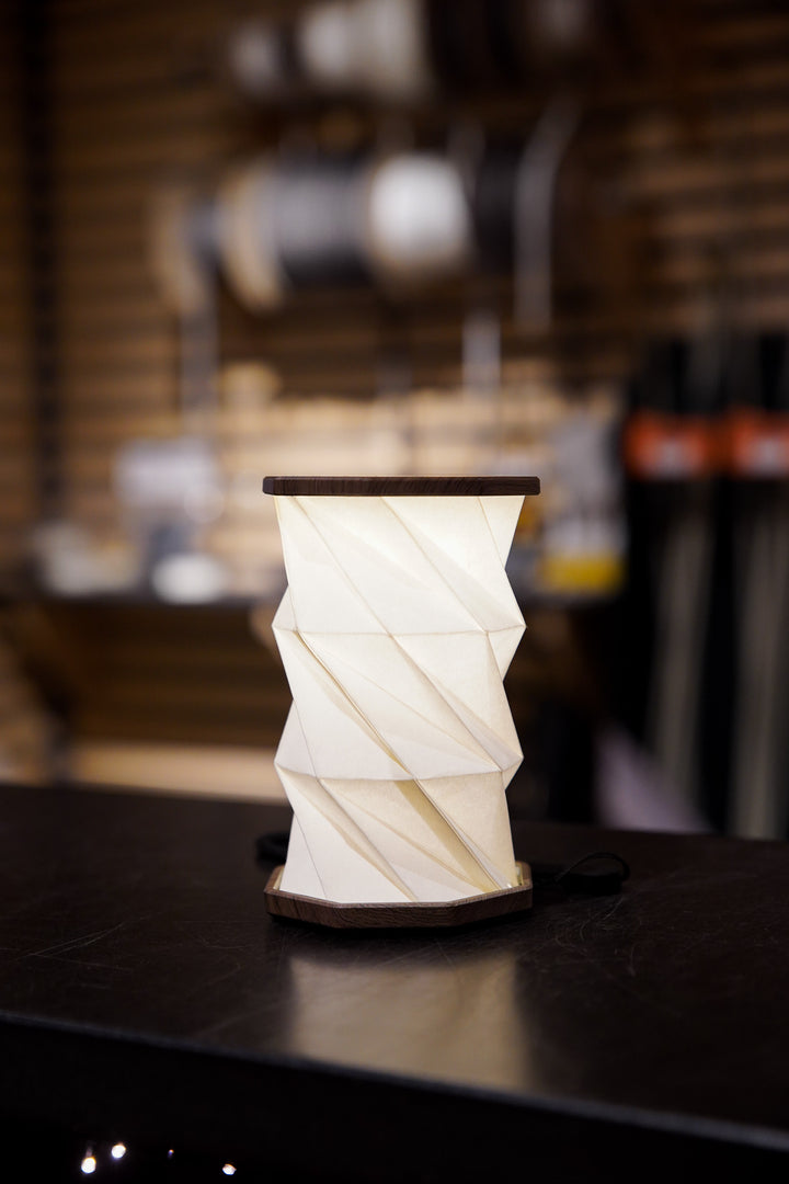 Mini Twist Hexagon Lamp