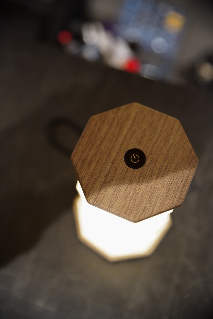 Mini Twist Hexagon Lamp