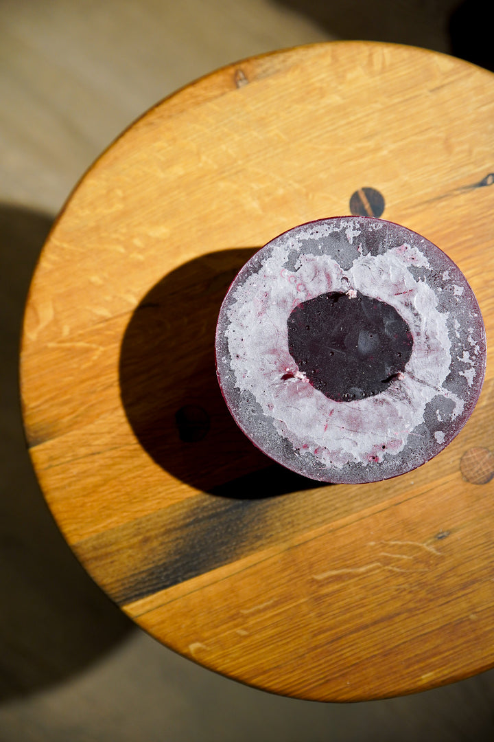 Gold Half Dipped Multiwick Candle - Figgy Pudding