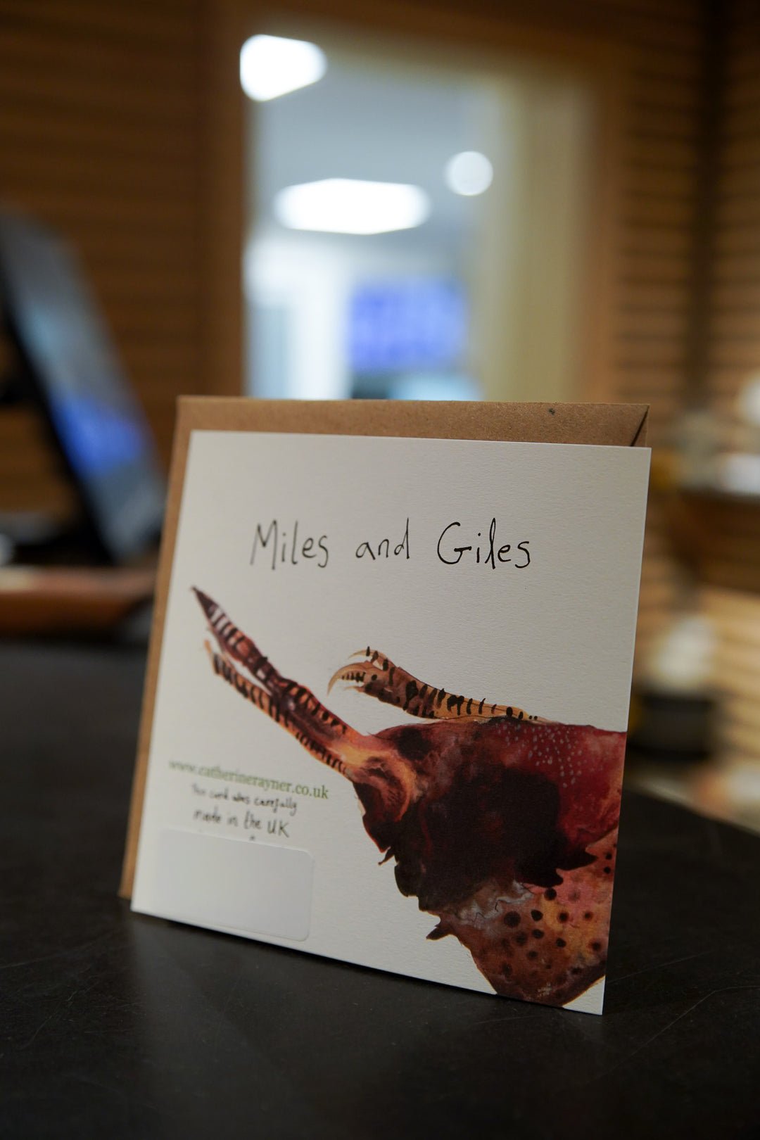 Pheasant friends - Miles & Giles - Card for all occasions