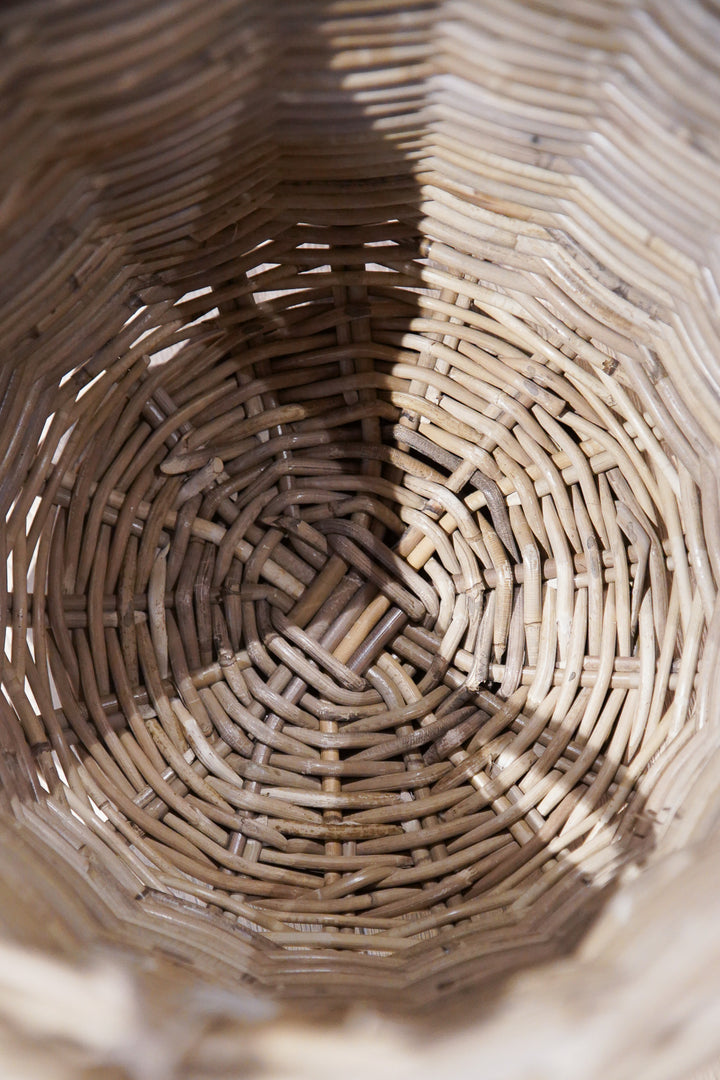 Medium Grey Round Basket