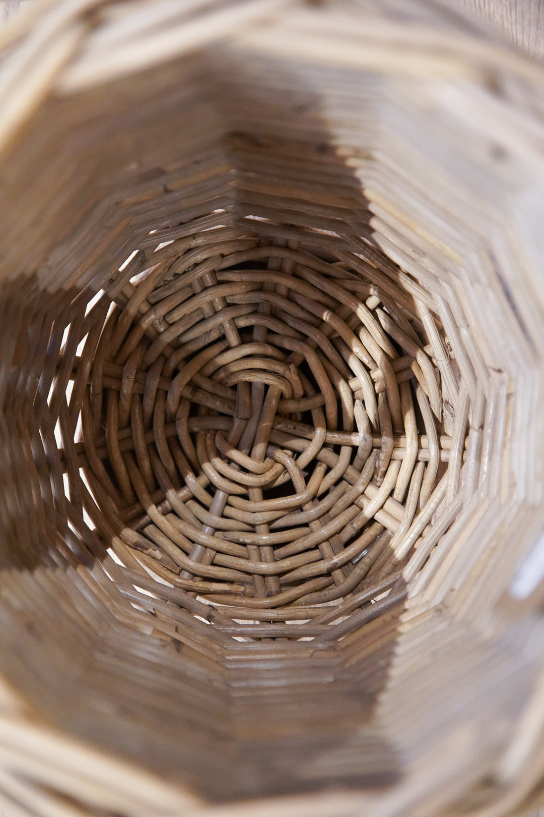 Small Grey Round Basket