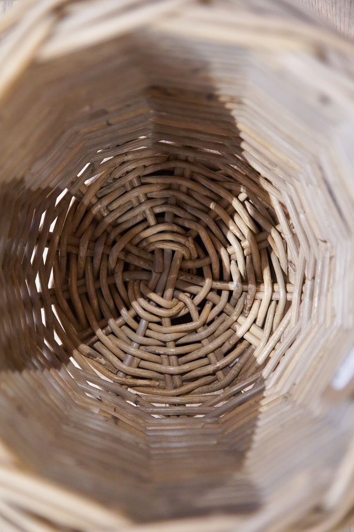 Small Grey Round Basket